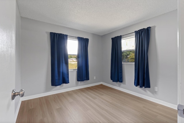 82 Andora St, Saint Augustine, FL 32086 - unfurnished room with a wealth of natural light, wood finished floors, and a textured ceiling