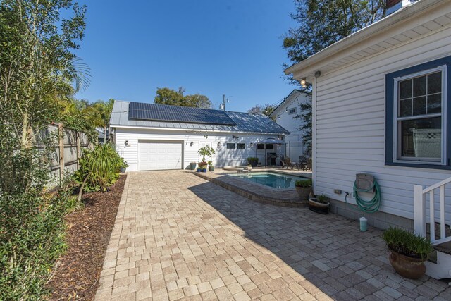 60 Saragossa St, Saint Augustine, FL 32084 - view of pool featuring fence, a fenced in pool, and a patio
