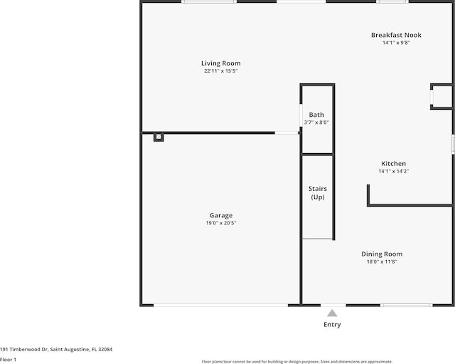191 Timberwood Dr, Saint Augustine, FL 32084 - view of layout