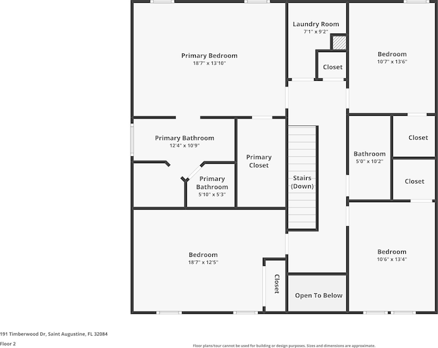191 Timberwood Dr, Saint Augustine, FL 32084 - plan