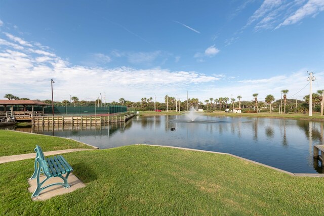 view of water feature