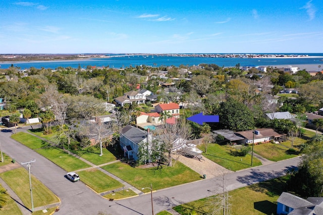 307 Minorca Ave, Saint Augustine, FL 32080 - drone / aerial view featuring a water view