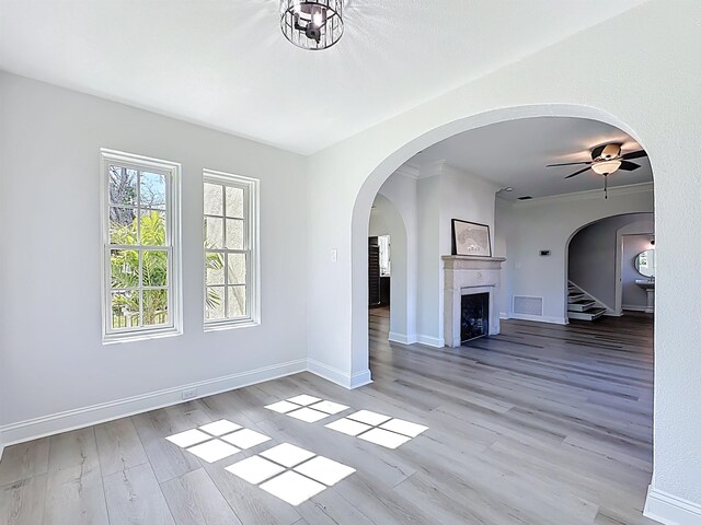 307 Minorca Ave, Saint Augustine, FL 32080 - interior space with plenty of natural light, wood finished floors, and baseboards