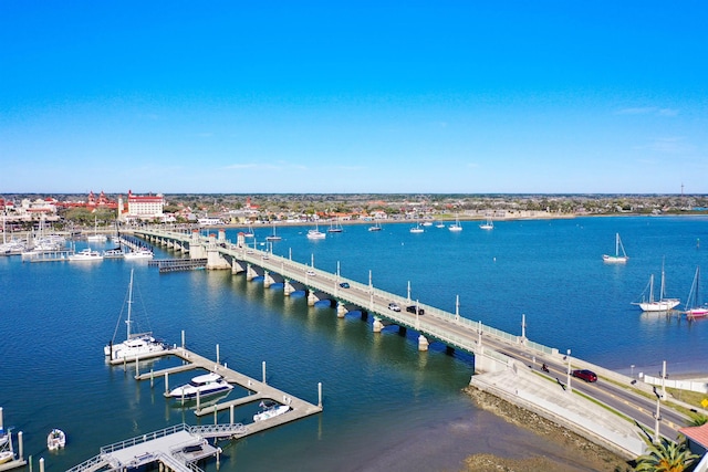 307 Minorca Ave, Saint Augustine, FL 32080 - dock area with a water view