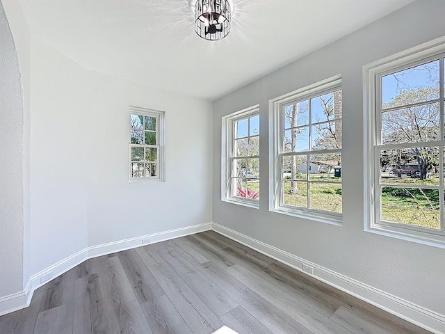 307 Minorca Ave, Saint Augustine, FL 32080 - empty room featuring a wealth of natural light, baseboards, and wood finished floors