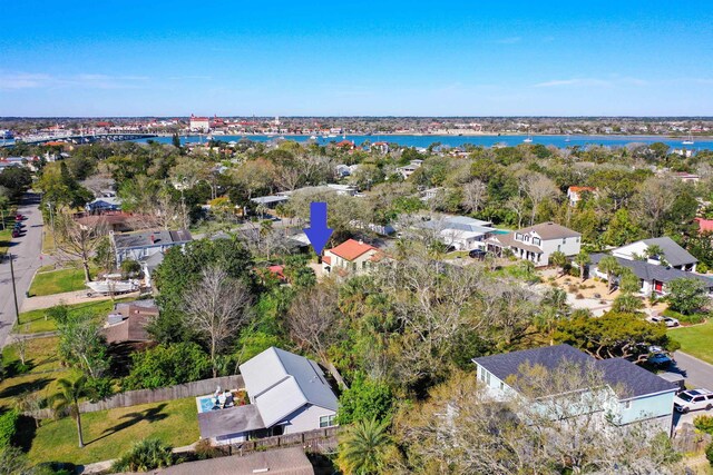 307 Minorca Ave, Saint Augustine, FL 32080 - birds eye view of property with a water view