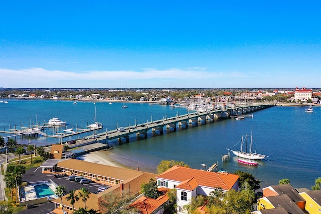 307 Minorca Ave, Saint Augustine, FL 32080 - bird's eye view with a water view