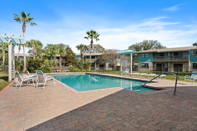 view of pool