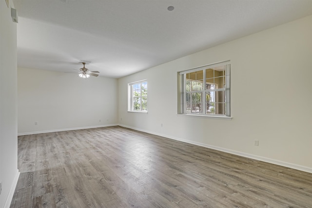 9162 August Cir, Saint Augustine, FL 32080 - spare room featuring wood finished floors and a ceiling fan