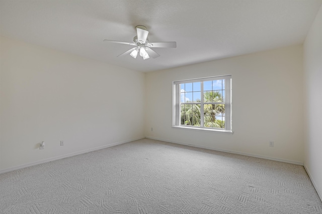 9162 August Cir, Saint Augustine, FL 32080 - empty room featuring ceiling fan and light carpet
