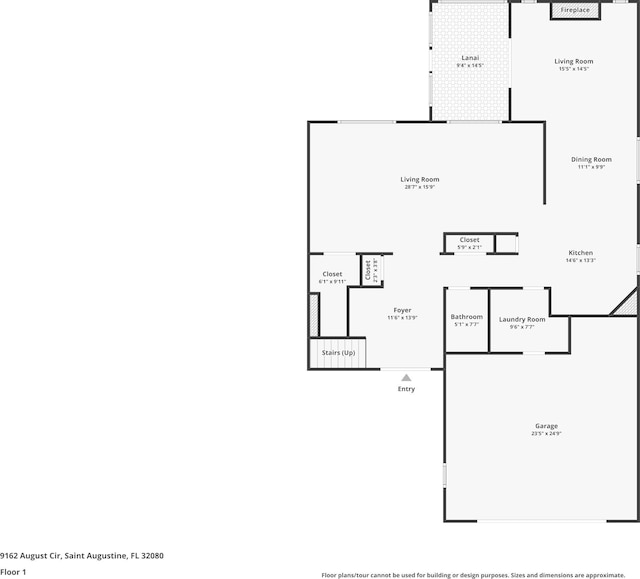 9162 August Cir, Saint Augustine, FL 32080 - view of home floor plan