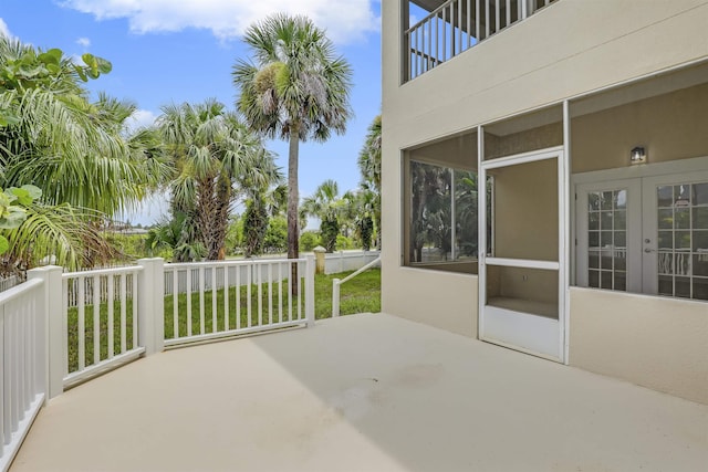 9162 August Cir, Saint Augustine, FL 32080 - view of patio with french doors