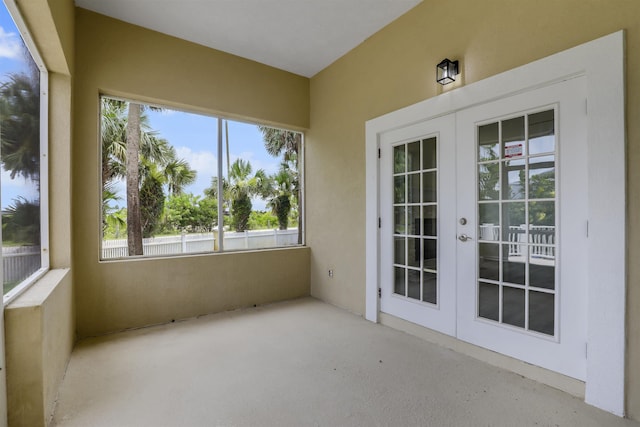 9162 August Cir, Saint Augustine, FL 32080 - unfurnished sunroom with french doors
