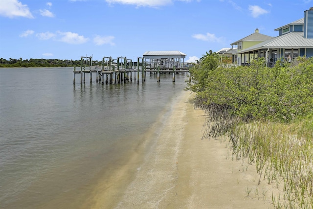 9162 August Cir, Saint Augustine, FL 32080 - dock area featuring a water view
