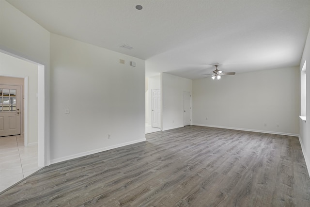 9162 August Cir, Saint Augustine, FL 32080 - unfurnished room with wood finished floors and ceiling fan