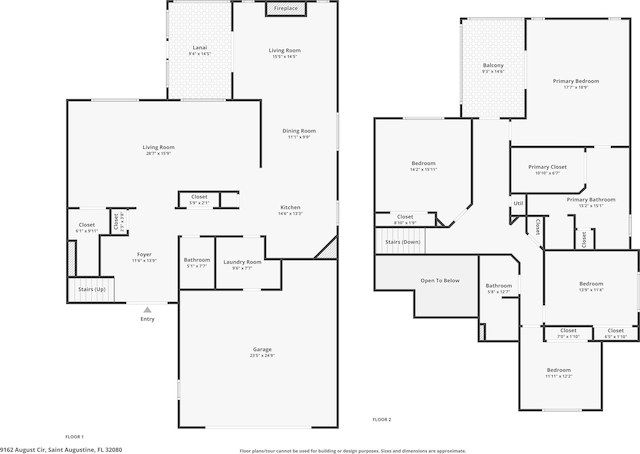9162 August Cir, Saint Augustine, FL 32080 - view of home floor plan