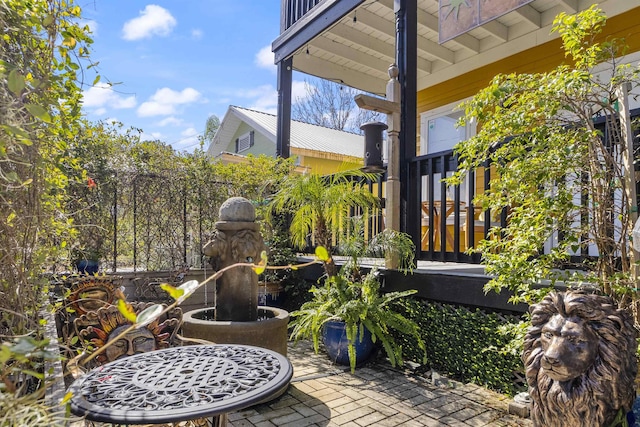 view of patio