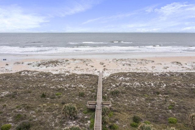 water view with a beach view