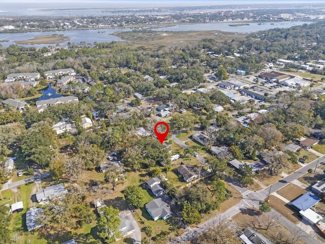 240 Ravenswood Dr, Saint Augustine, FL 32084 - aerial view of property and surrounding area featuring a heavily wooded area