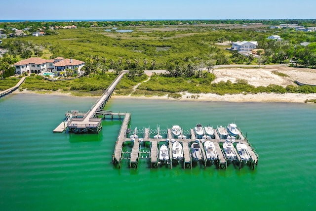 214 Pelican Reef Dr, Saint Augustine, FL 32080 - bird's eye view with a water view