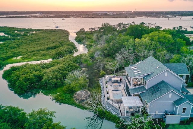 214 Pelican Reef Dr, Saint Augustine, FL 32080 - aerial view featuring a water view