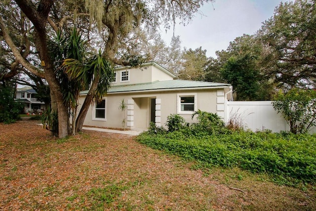 view of rear view of property