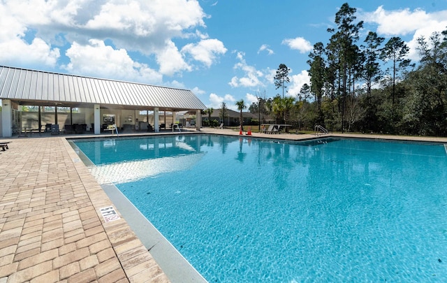 59 Oakleaf Way, Palm Coast, FL 32137 - community pool with a patio area