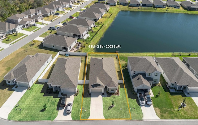 59 Oakleaf Way, Palm Coast, FL 32137 - aerial view featuring a water view and a residential view