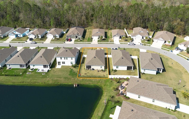 59 Oakleaf Way, Palm Coast, FL 32137 - aerial view featuring a water view and a residential view