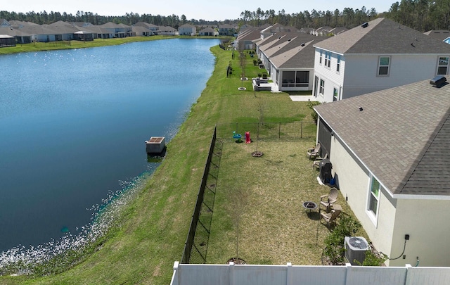 59 Oakleaf Way, Palm Coast, FL 32137 - bird's eye view featuring a water view and a residential view
