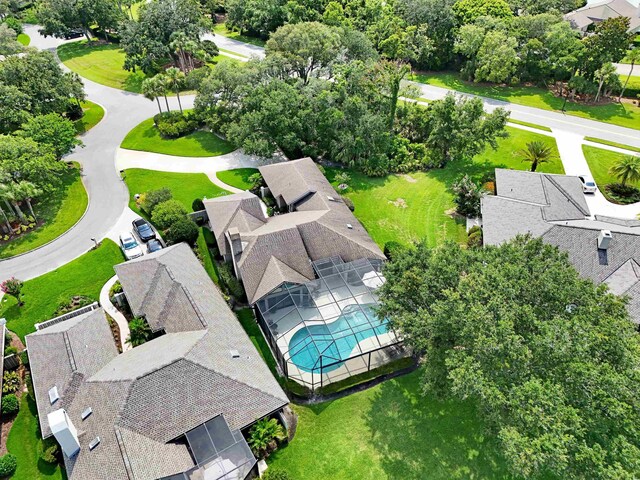 1 Sandpiper Cv, Ponte Vedra Beach, FL 32082 - aerial view of residential area featuring a pool