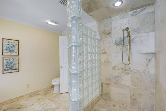 1 Sandpiper Cv, Ponte Vedra Beach, FL 32082 - full bath featuring tiled shower and crown molding
