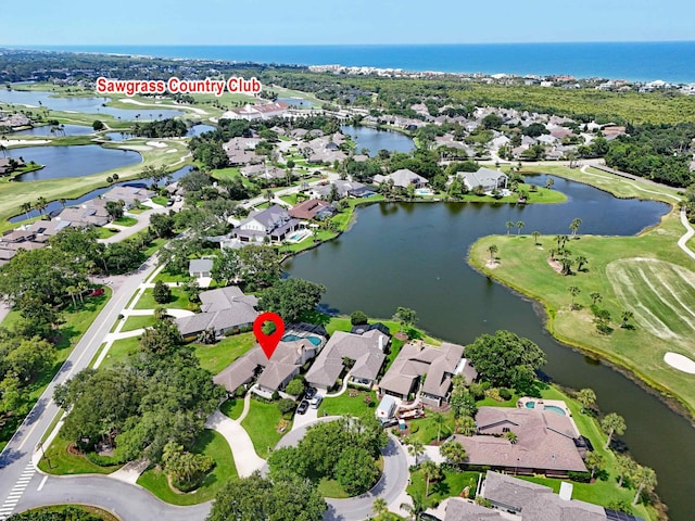 1 Sandpiper Cv, Ponte Vedra Beach, FL 32082 - aerial overview of property's location featuring nearby suburban area