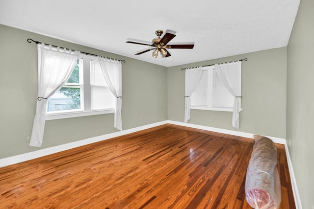12 E Park Ave, Saint Augustine, FL 32084 - spare room with a ceiling fan and wood finished floors