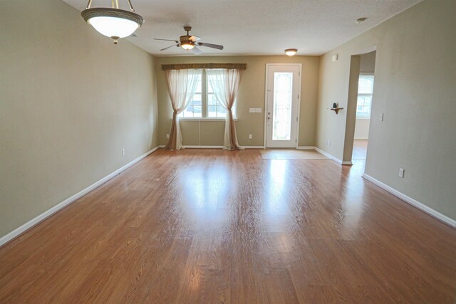 312 Brantley Harbor Dr, Saint Augustine, FL 32086 - spare room with baseboards, ceiling fan, and wood finished floors