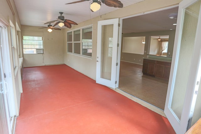 312 Brantley Harbor Dr, Saint Augustine, FL 32086 - unfurnished sunroom featuring french doors