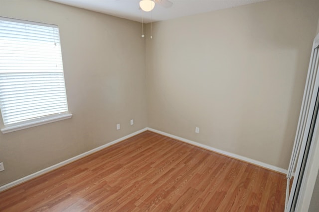 312 Brantley Harbor Dr, Saint Augustine, FL 32086 - spare room with baseboards, light wood finished floors, and a wealth of natural light