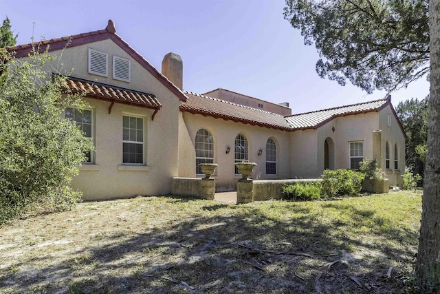 view of rear view of property