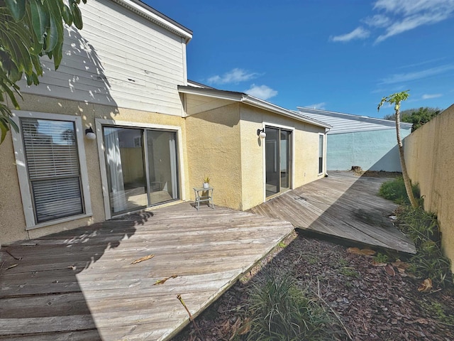 221 Mayan Ter, Saint Augustine, FL 32080 - wooden terrace featuring a fenced backyard