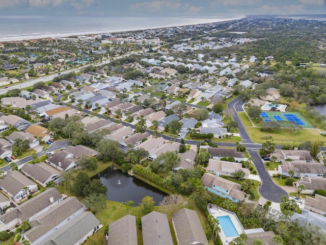 221 Mayan Ter, Saint Augustine, FL 32080 - aerial view of property and surrounding area with a nearby body of water and nearby suburban area