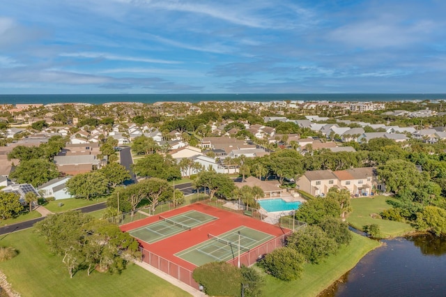 221 Mayan Ter, Saint Augustine, FL 32080 - aerial view of residential area featuring a nearby body of water