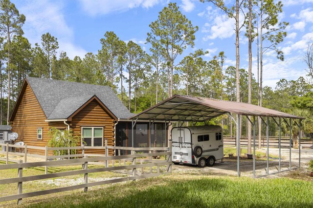 10635 Beckenger Ave, Hastings, FL 32145 - view of stable