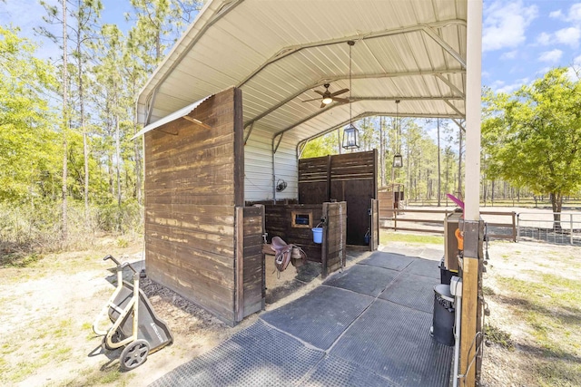 10635 Beckenger Ave, Hastings, FL 32145 - exterior space featuring a detached carport, an outbuilding, and an exterior structure