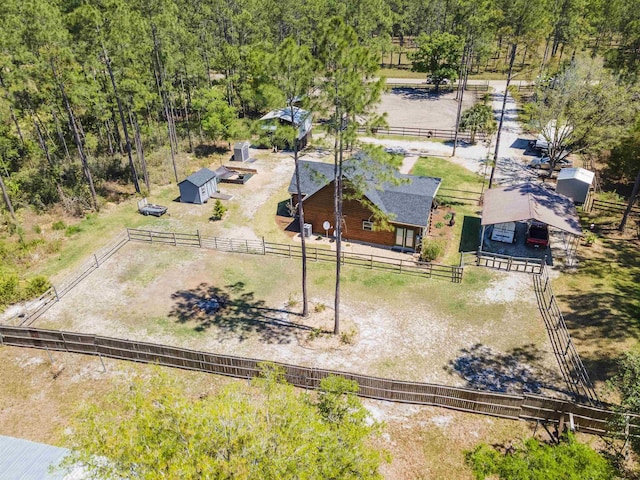 10635 Beckenger Ave, Hastings, FL 32145 - aerial view featuring a rural view