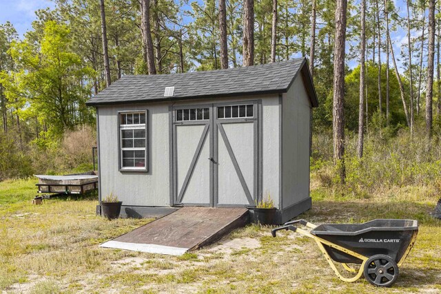 10635 Beckenger Ave, Hastings, FL 32145 - view of shed
