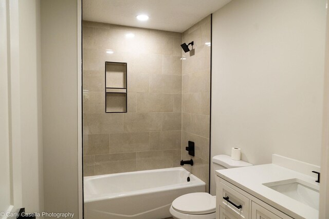 552 Fox Hollow Ln, Saint Augustine, FL 32086 - full bath with vanity and shower / washtub combination