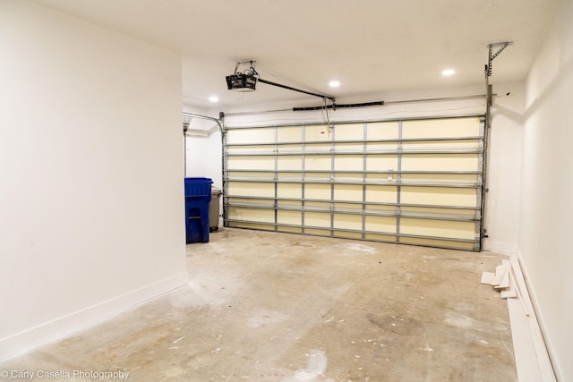 552 Fox Hollow Ln, Saint Augustine, FL 32086 - garage with recessed lighting and a garage door opener