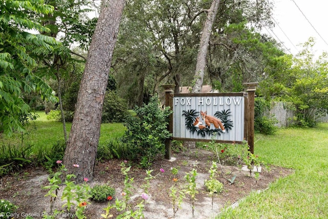 552 Fox Hollow Ln, Saint Augustine, FL 32086 - view of community sign