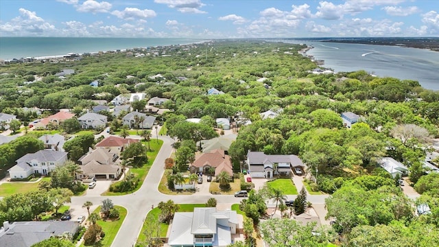 403 Second St, Saint Augustine, FL 32084 - bird's eye view featuring a residential view and a water view