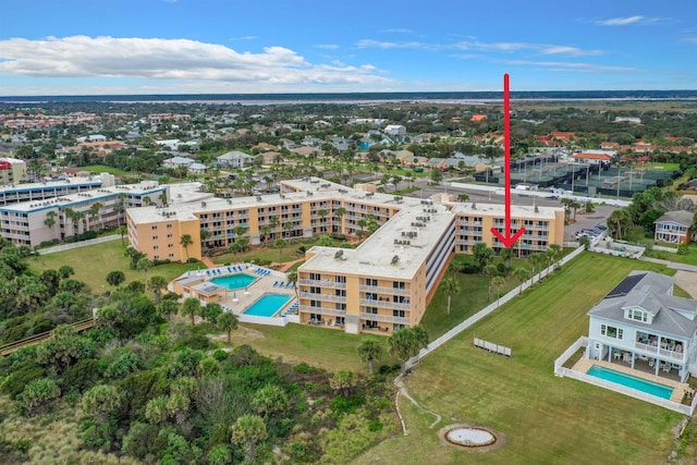 4 Ocean Trace Rd Unit 123, Saint Augustine, FL 32080 - bird's eye view of a pool area
